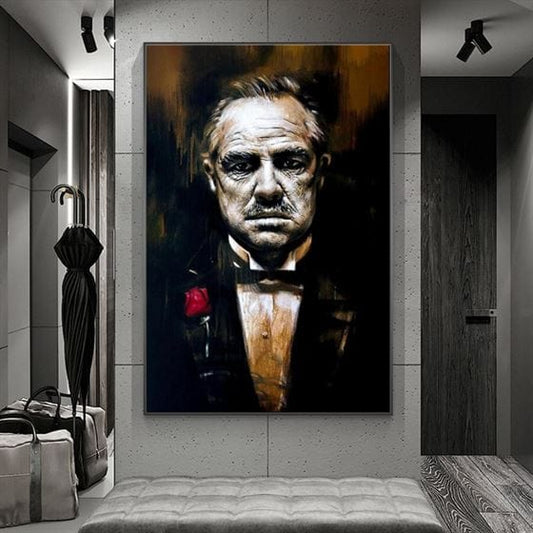 Vito Corleone - The Godfather canvas