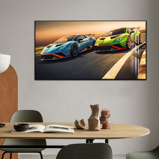 Supercars Crystal Porcelain painting