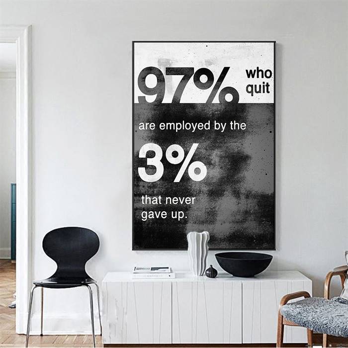 97% are employed by the 3% canvas