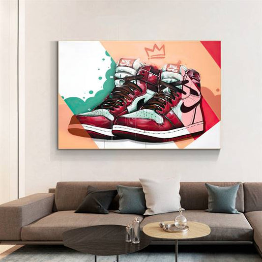 Air Jordan 1 sneakers canvas