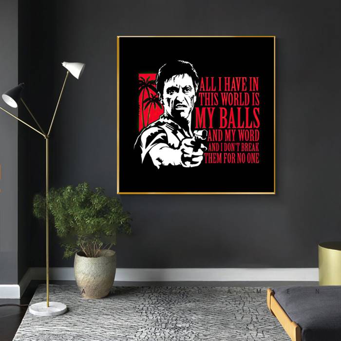 Al Pacino - Scarface canvas