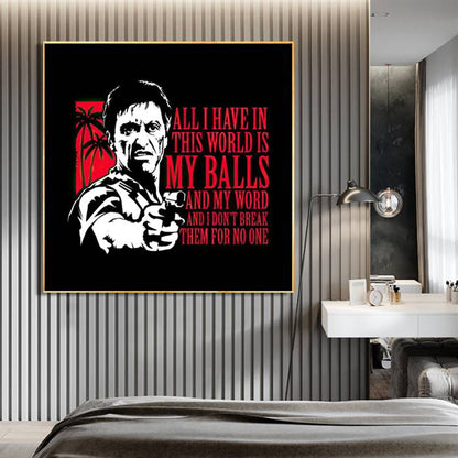 Al Pacino - Scarface canvas