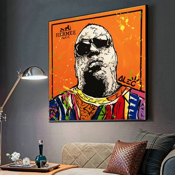 Alec Monopoly - Biggie Smalls canvas