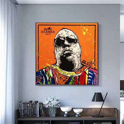 Alec Monopoly - Biggie Smalls canvas