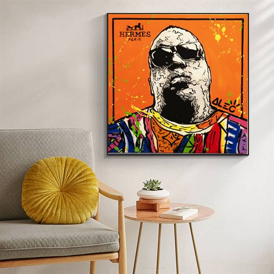 Alec Monopoly - Biggie Smalls canvas