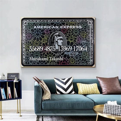 American Express -Murakami Takashi canvas