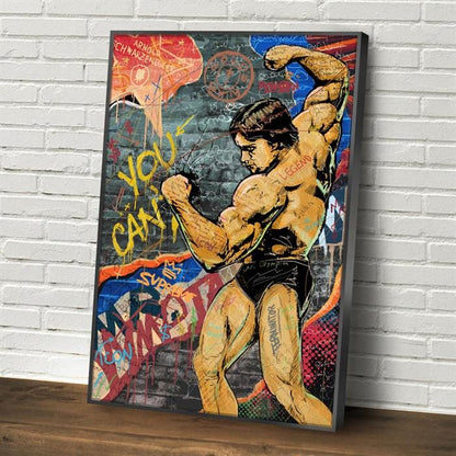 Arnold Schwarzenegger canvas