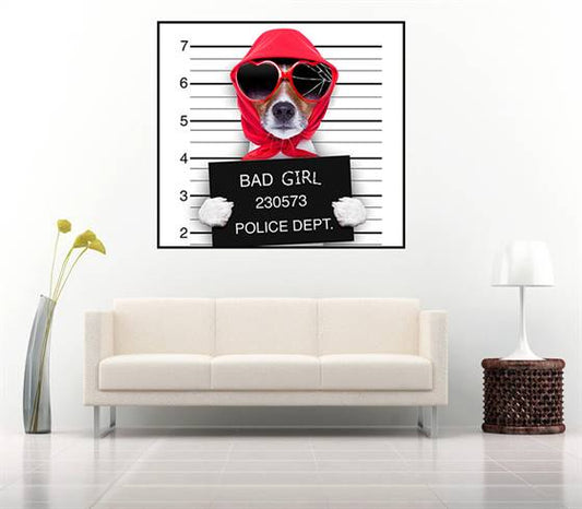 Bad "girl" canvas