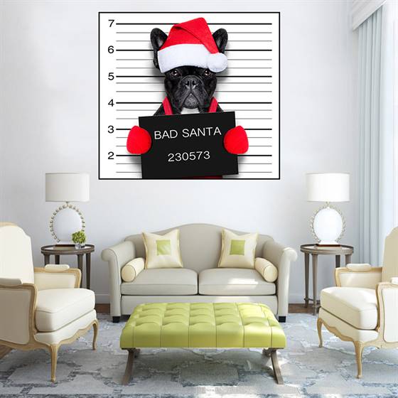 Bad "Santa" canvas
