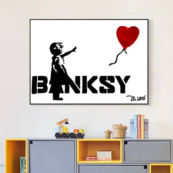 Banksy - Girl with a balloon canvas