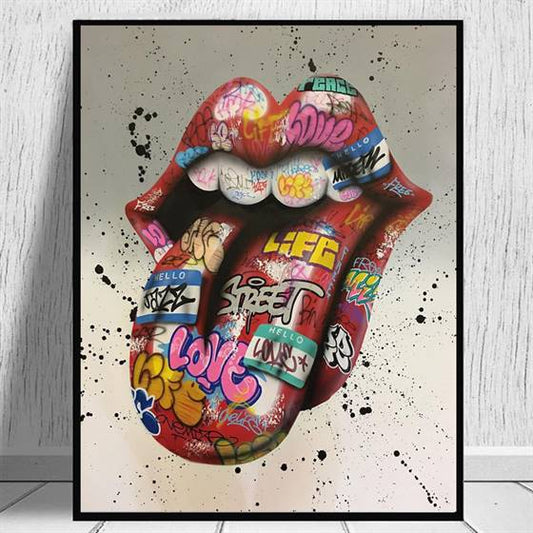 Big Mouth canvas