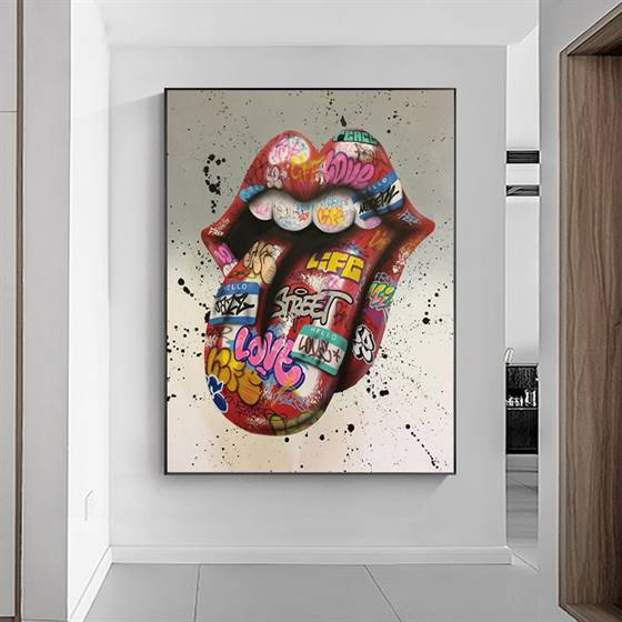 Big Mouth canvas