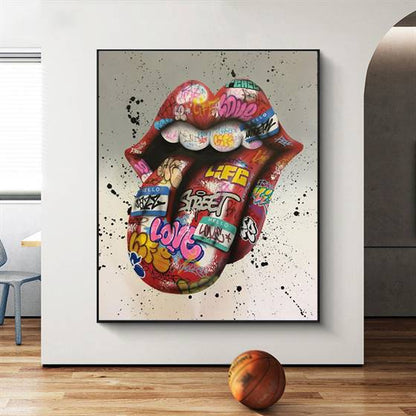 Big Mouth canvas