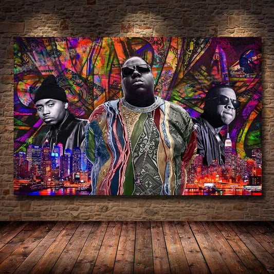 Biggie, Jay-Z, Nas canvas