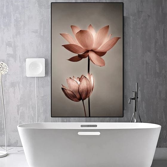 Blooming flowers canvas