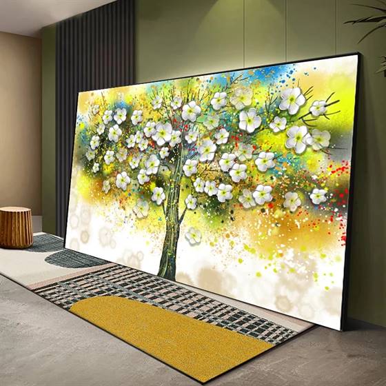 Blossoming tree canvas