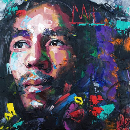 Bob Marley art canvas