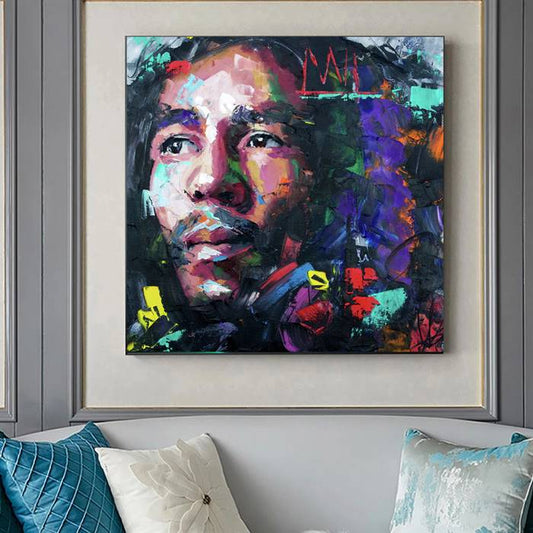 Bob Marley art canvas