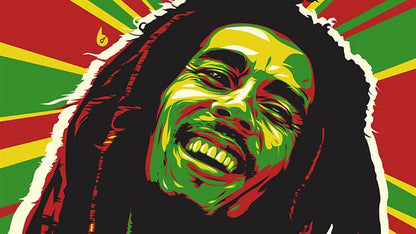 Bob Marley portrait canvas
