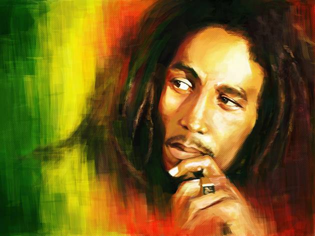 Bob Marley - Rasta canvas