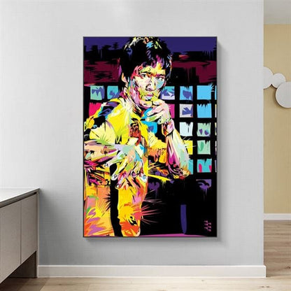 Bruce Lee - Game of death canvas