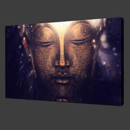 Buddha's face canvas