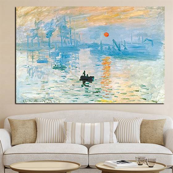 Claude Monet - Impression, sunrise canvas