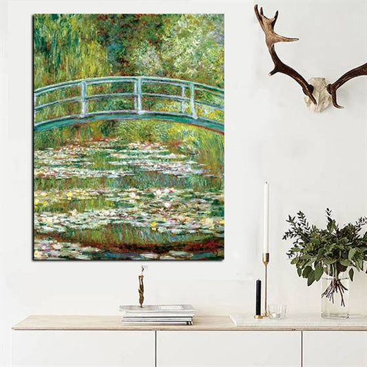 Claude Monet - The Water Lily Pond canvas
