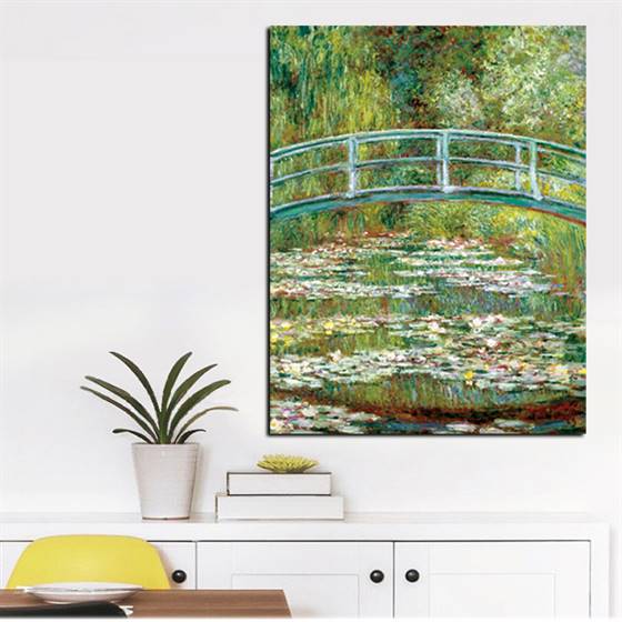 Claude Monet - The Water Lily Pond canvas
