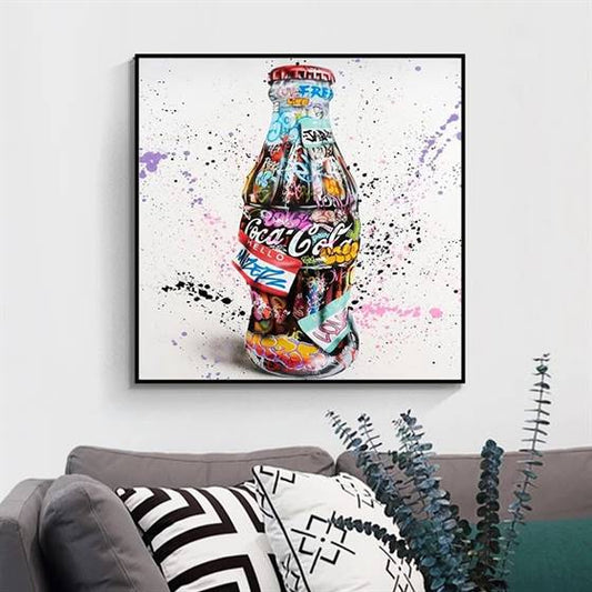 Cola pop art canvas