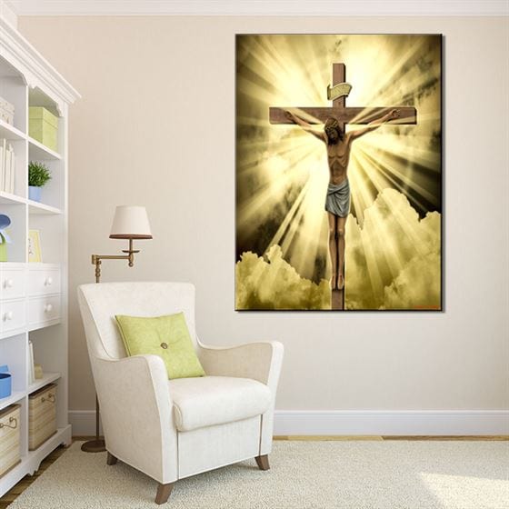 Crucified Jesus canvas