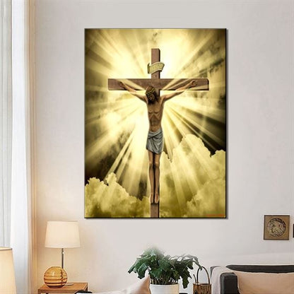 Crucified Jesus canvas