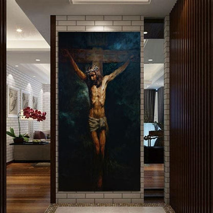 Crucified Jesus Christ canvas
