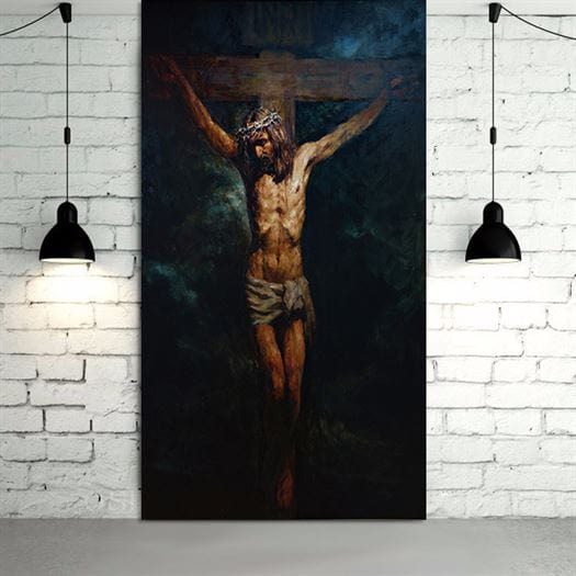 Crucified Jesus Christ canvas