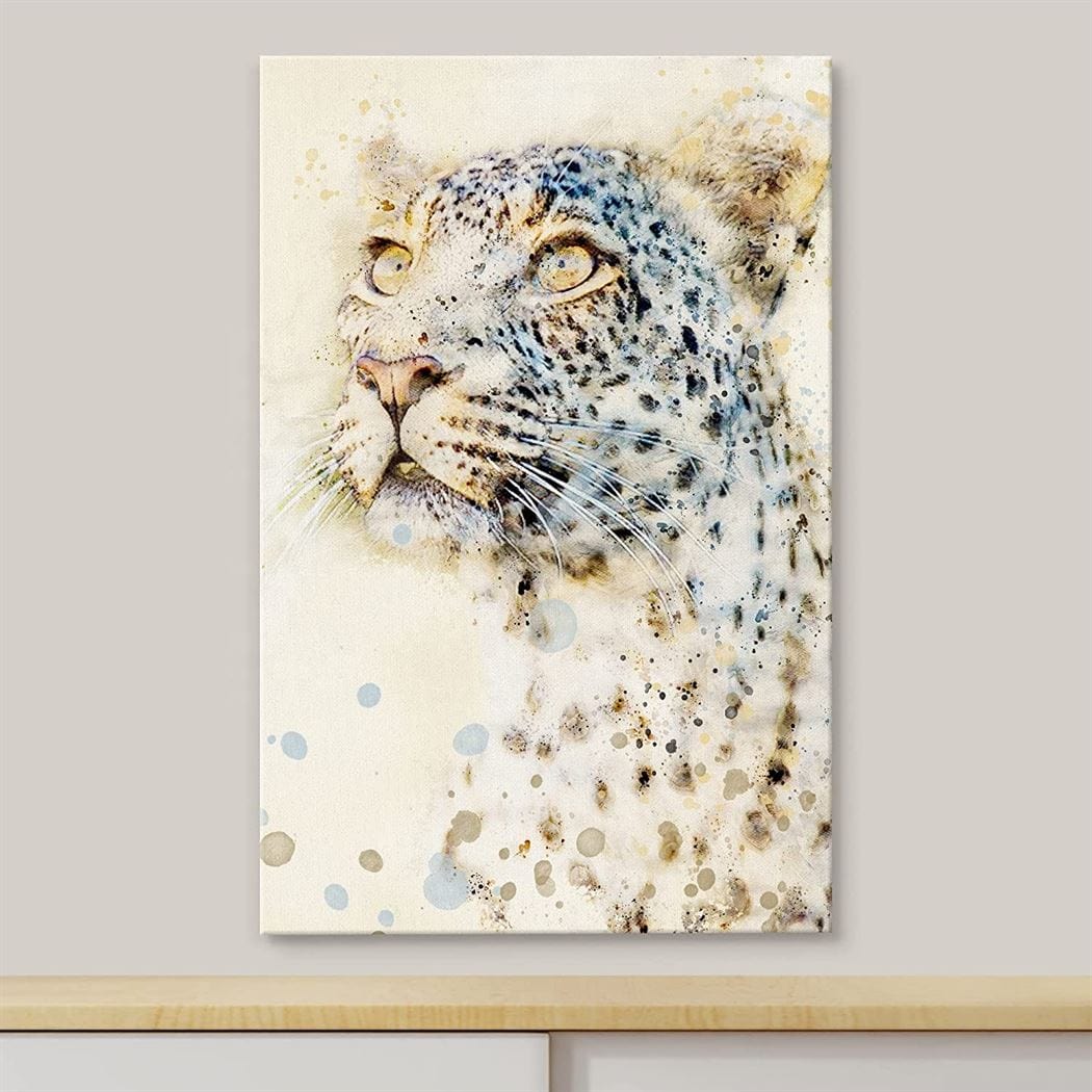 Cute cheetah canvas