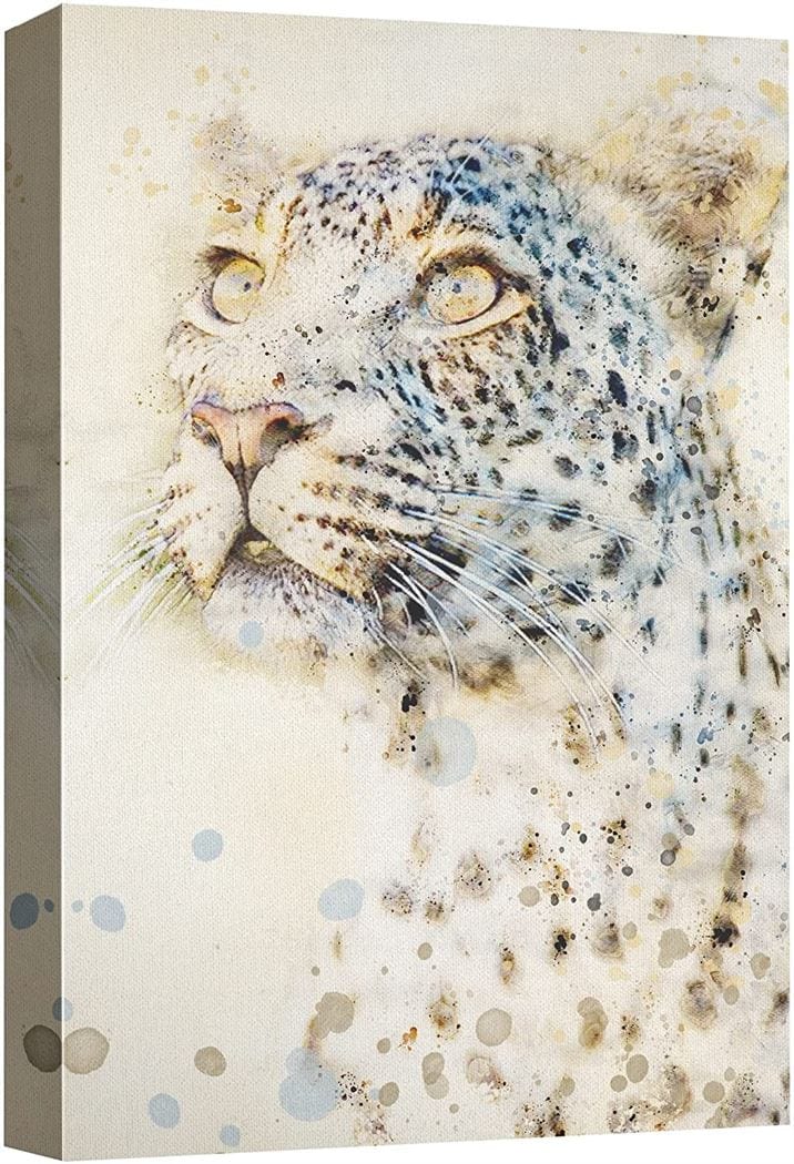 Cute cheetah canvas