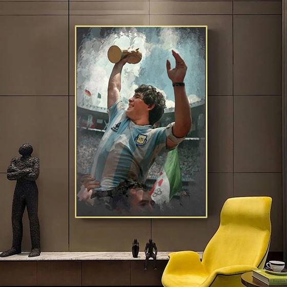 Diego Armando Maradona canvas