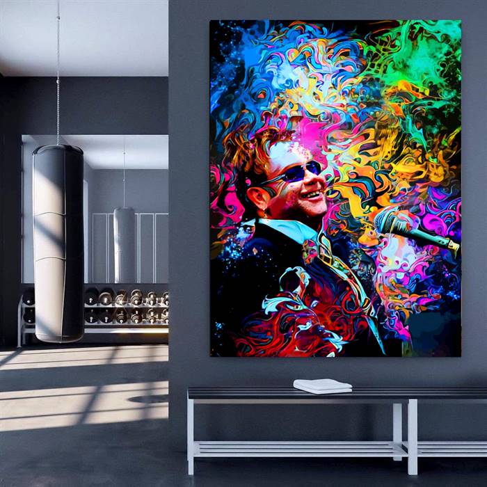 Elton John canvas