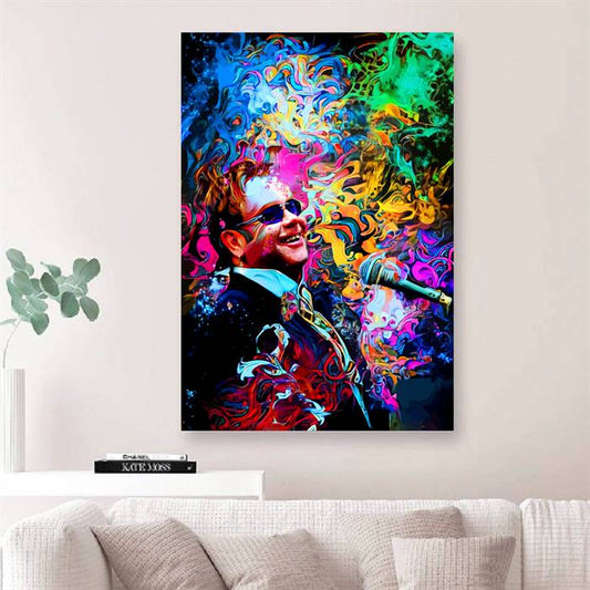 Elton John canvas