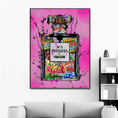 Fashion perfume canvas