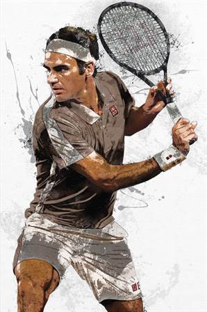 Federer canvas