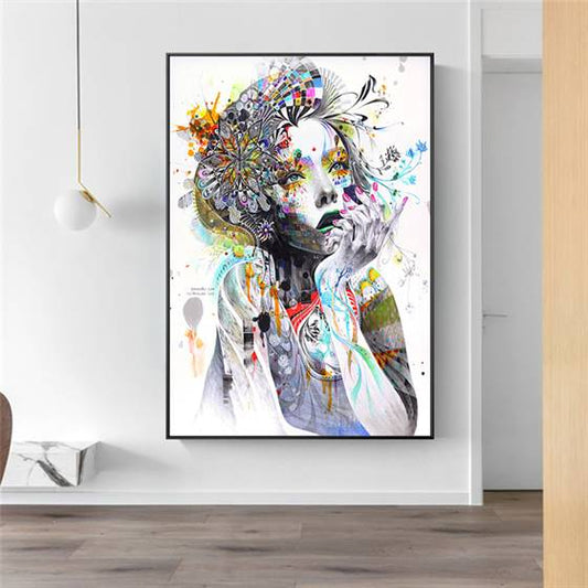 Flower girl canvas