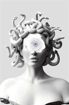 Flower Medusa canvas
