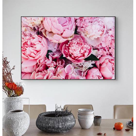 Flower scenery canvas