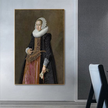 Frans Hals - Portrait of Aletta Hanemans canvas