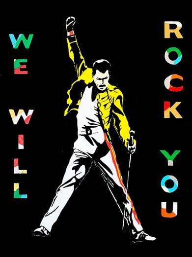 Freddie Mercury canvas
