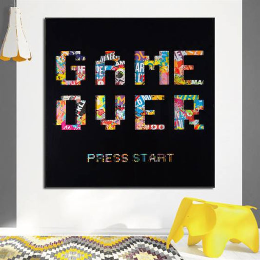 Game Over canvas
