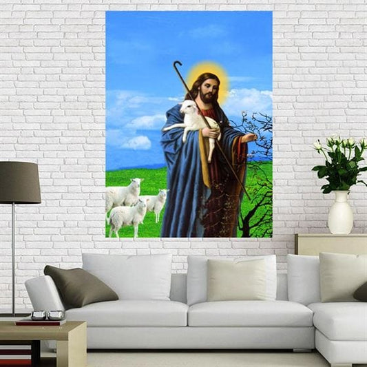 Godly shepherd canvas