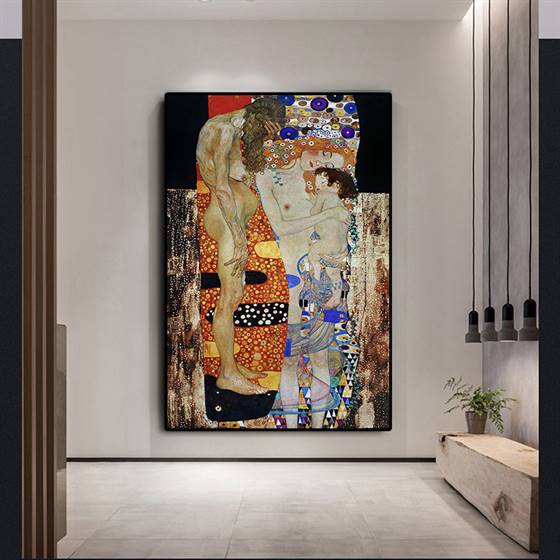 Gustav Klimt - The Three Ages of Woman canvas