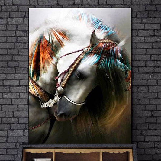 Horse's head canvas